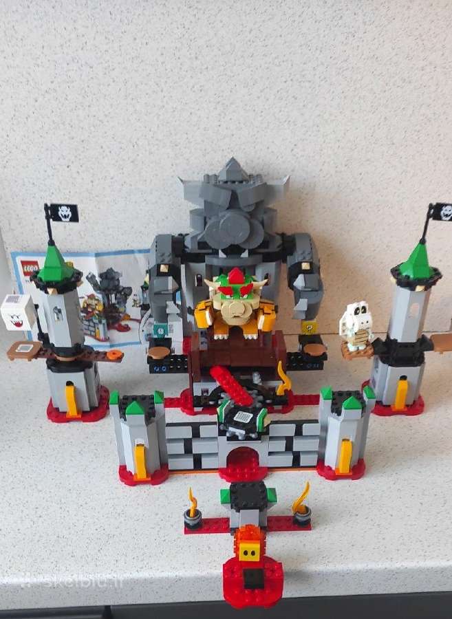 Lego Super Mario 71369 Bowser pilies kovos su bosu