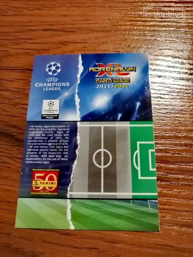 Uefa Čempionų lygos Panini Adrenalyn XL kortelės - nuotraukos Nr. 2