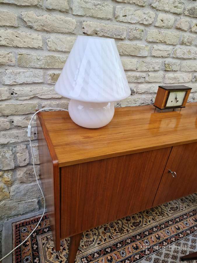 Vintažinis mid century Murano stalo lempa - nuotraukos Nr. 4