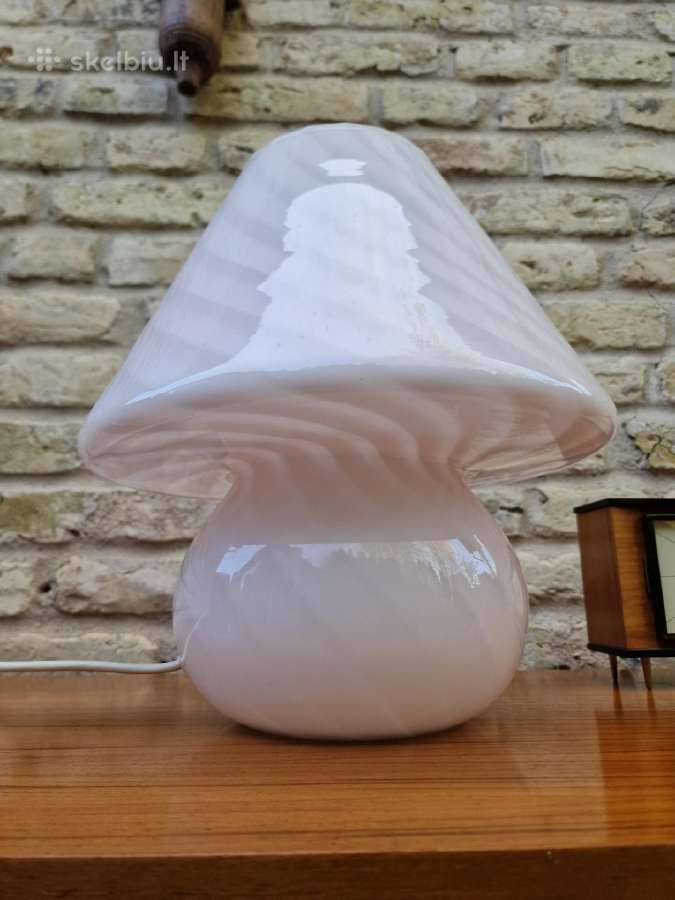 Vintažinis mid century Murano stalo lempa - nuotraukos Nr. 20