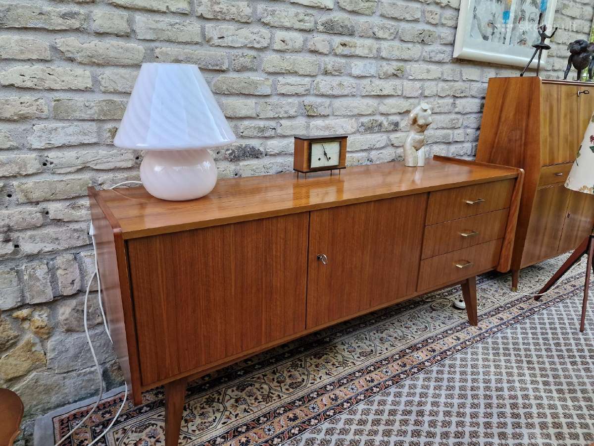 Vintažinis mid century Murano stalo lempa - nuotraukos Nr. 27