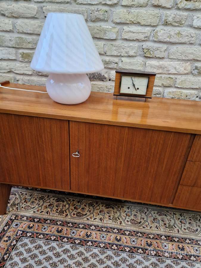 Vintažinis mid century Murano stalo lempa - nuotraukos Nr. 32