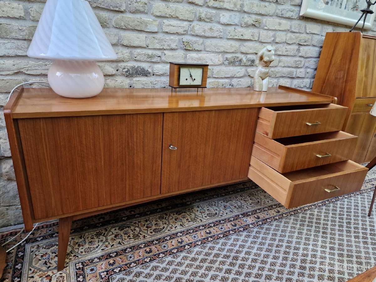 Vintažinis mid century Murano stalo lempa - nuotraukos Nr. 34