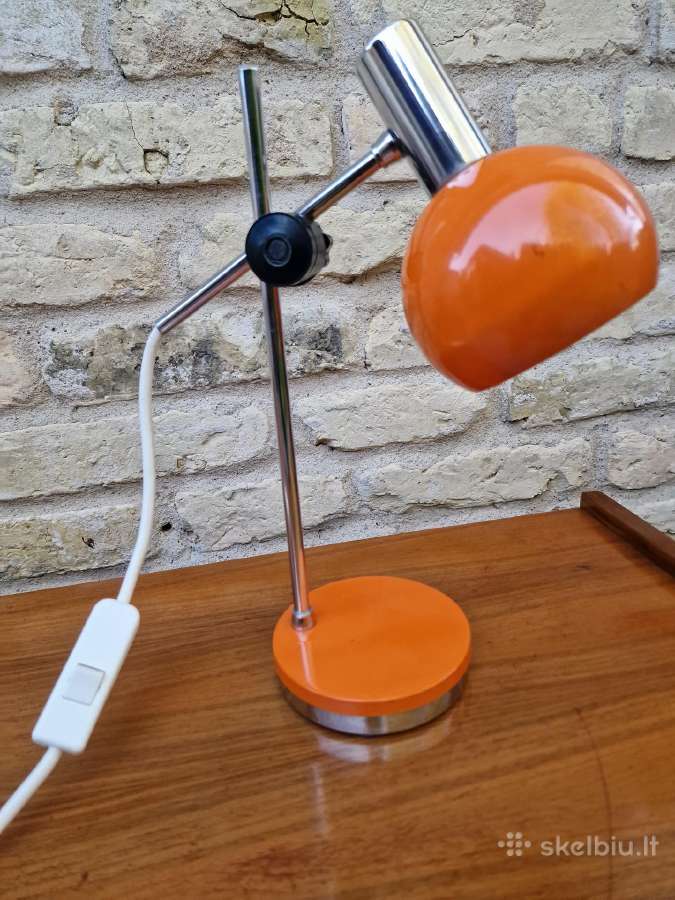 Vintažinė mid century stalo lempa - nuotraukos Nr. 4