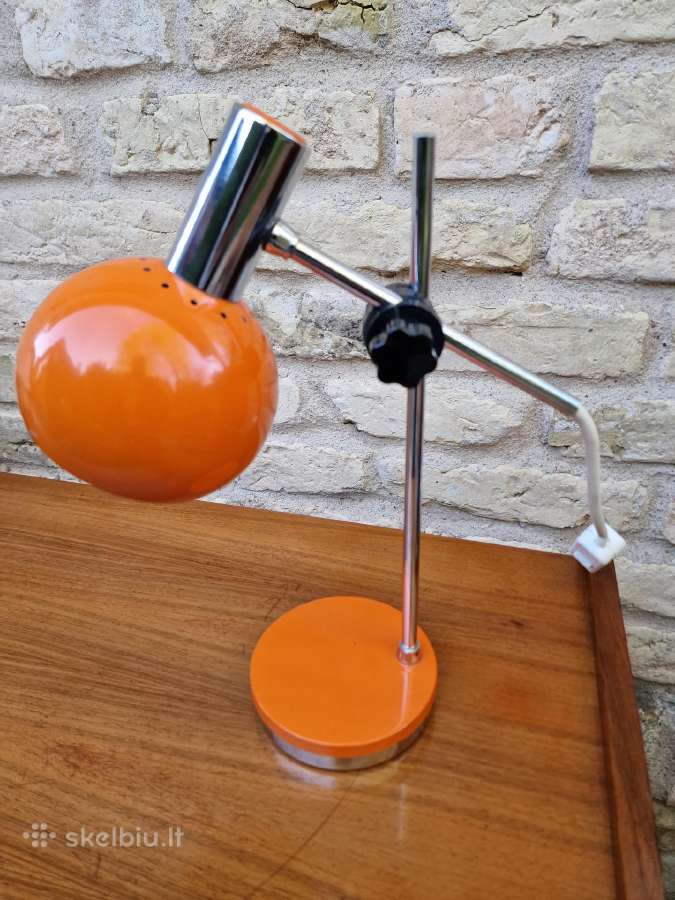 Vintažinė mid century stalo lempa - nuotraukos Nr. 8