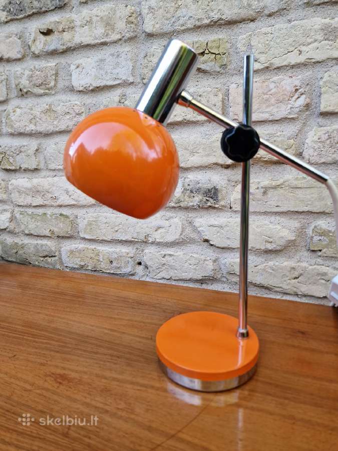Vintažinė mid century stalo lempa - nuotraukos Nr. 9