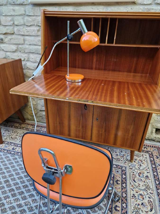 Vintažinė mid century stalo lempa - nuotraukos Nr. 15