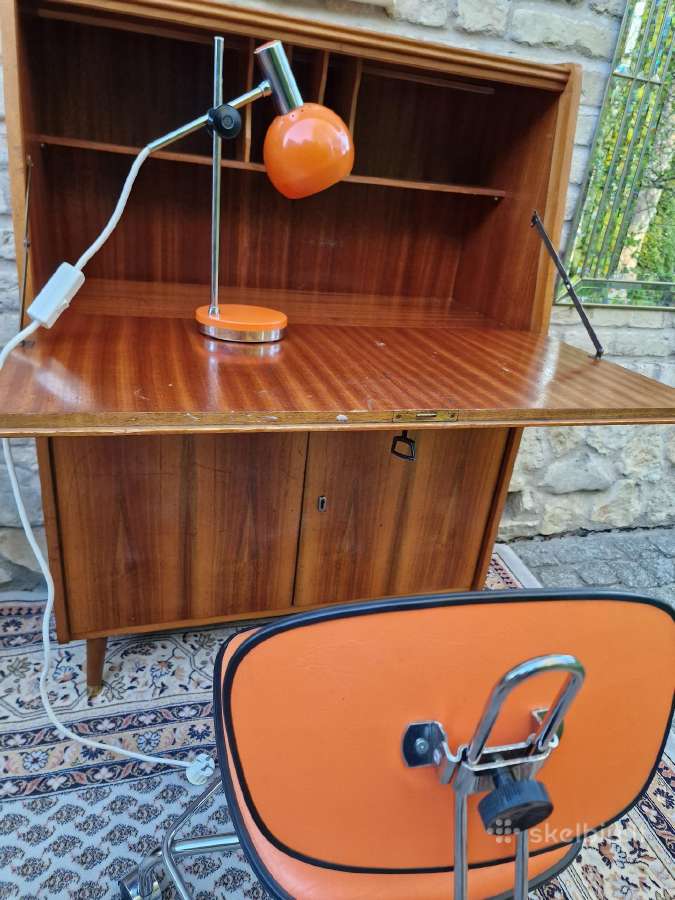 Vintažinė mid century stalo lempa - nuotraukos Nr. 17