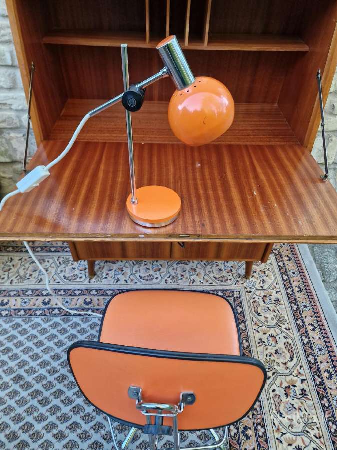 Vintažinė mid century stalo lempa - nuotraukos Nr. 19