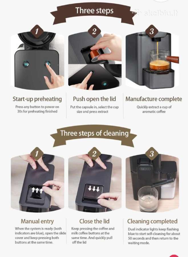Hibrew Nes Capsule Coffee Machine H15 - nuotraukos Nr. 3