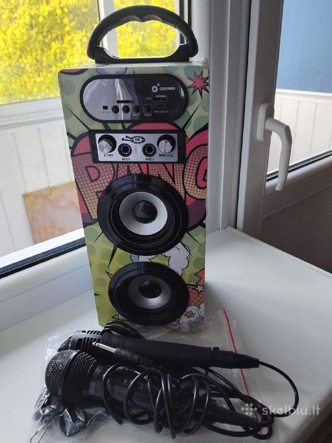 Cromad Karaoke 10w: Fm radijas; Usb; Tf card