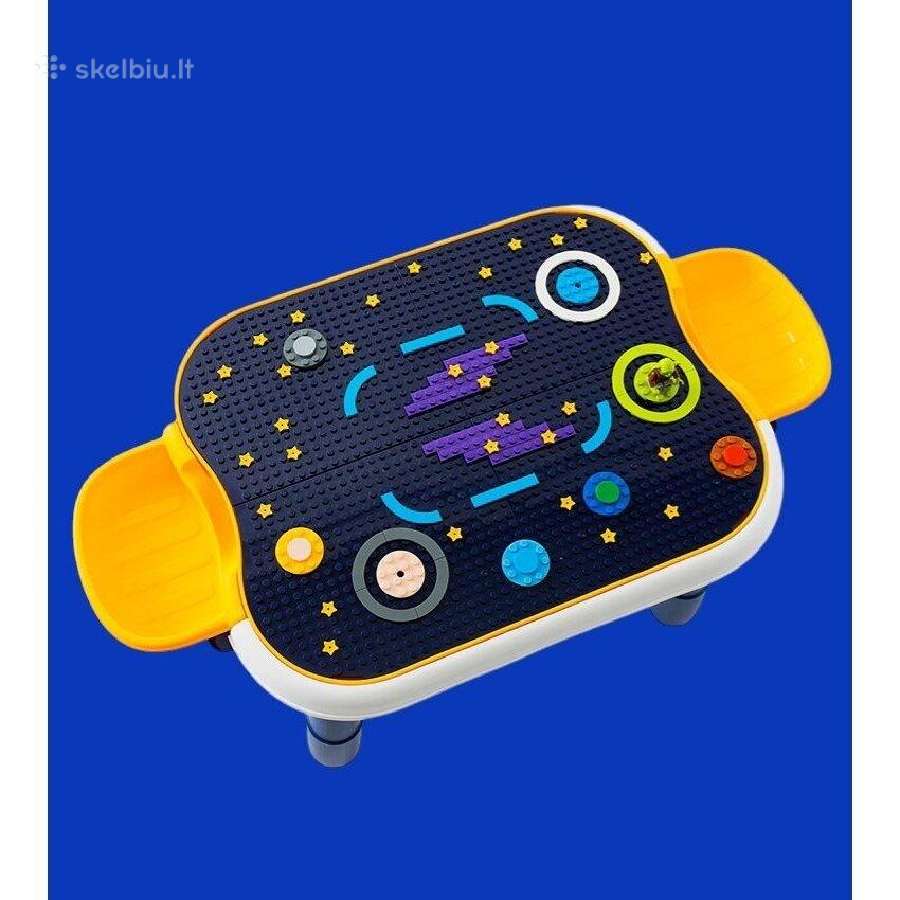 Vaikiškas žaidimų stalas 4in1 "Kosmosas" - nuotraukos Nr. 5