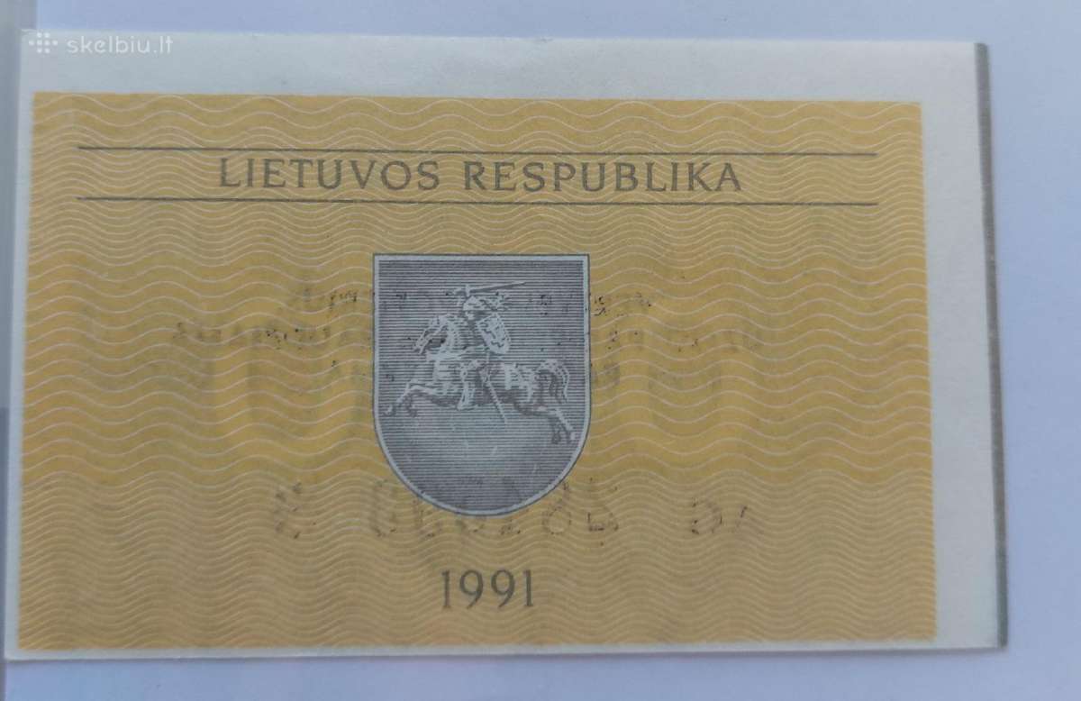 50 ct talonas su užrašu su klaida - nuotraukos Nr. 2