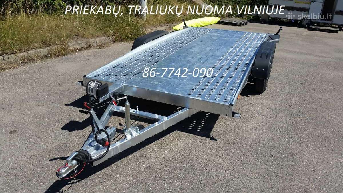 Priekabu, traliukų nuoma Vilniuje Karoliniškėse - nuotraukos Nr. 6