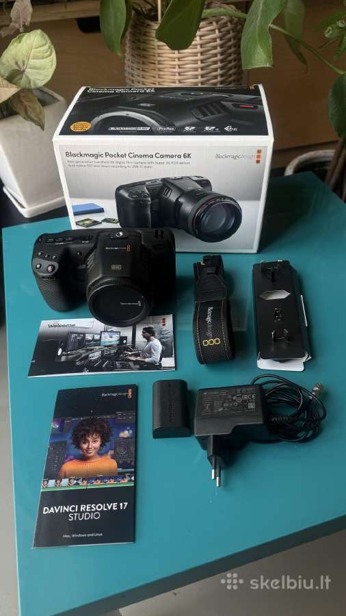 Blackmagic Pocket Cinema Camera 6k + Davinci