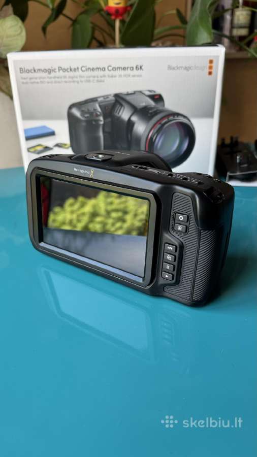 Blackmagic Pocket Cinema Camera 6k + Davinci - nuotraukos Nr. 2