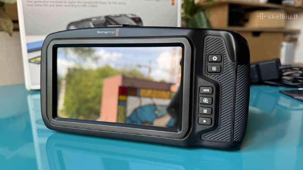 Blackmagic Pocket Cinema Camera 6k + Davinci - nuotraukos Nr. 3