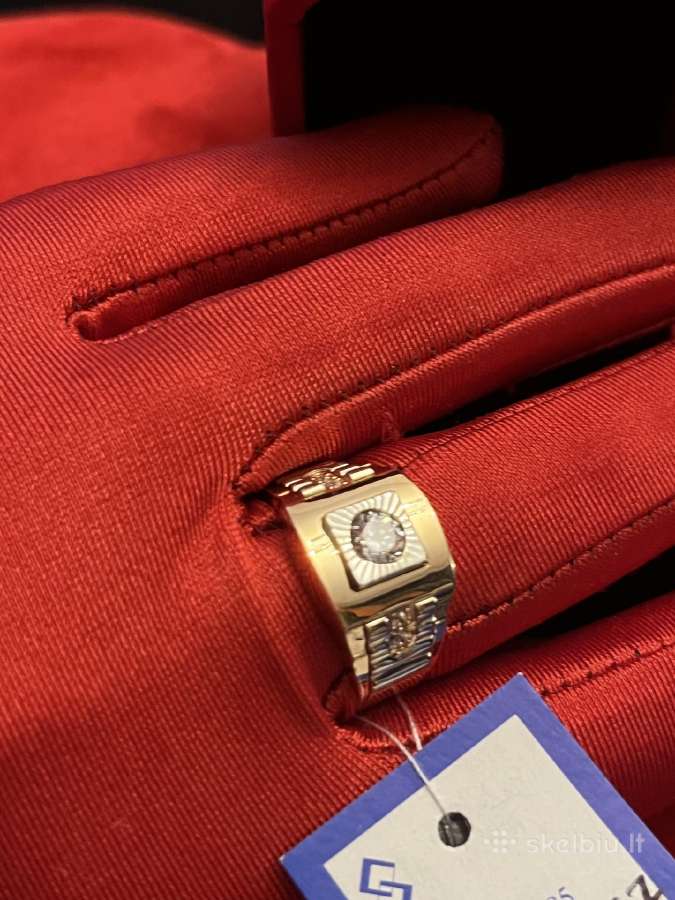 Prabangūs auksiniai vyriški Rollex, Cartier žiedai - nuotraukos Nr. 5