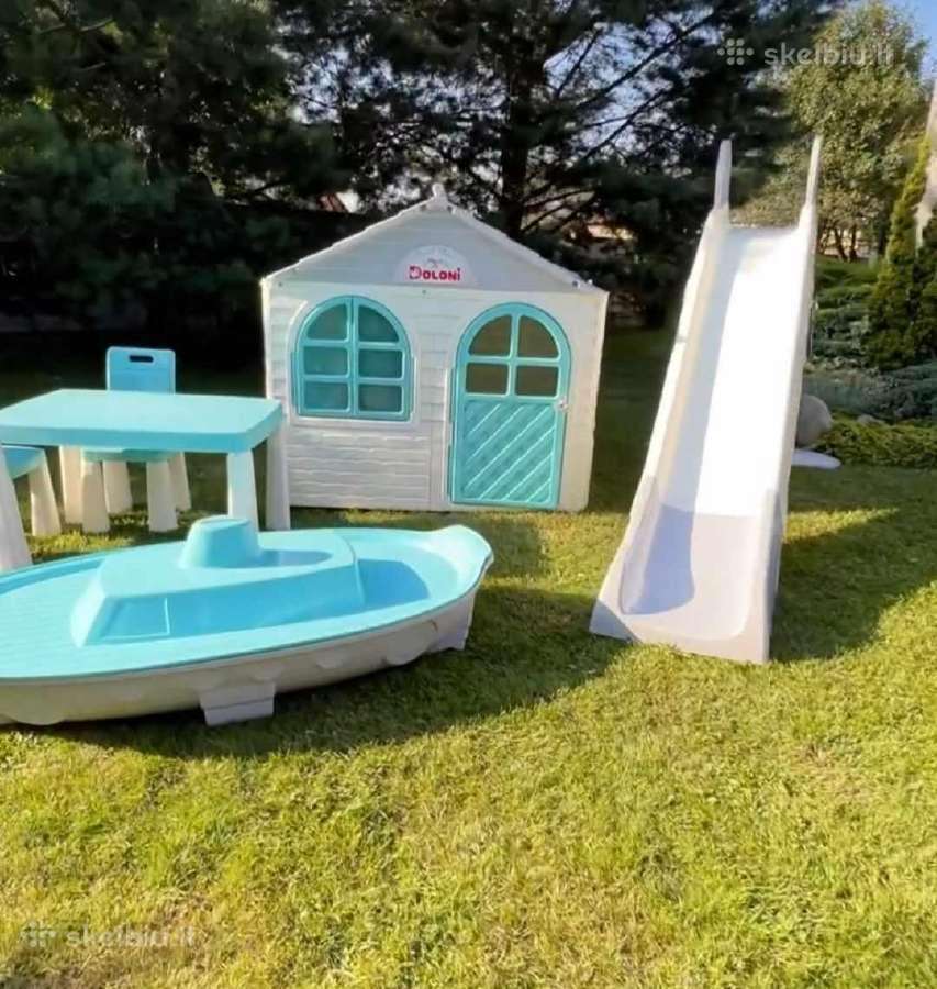 2in1: namelis „XL“ + čiuožykla 243cm - nuotraukos Nr. 9