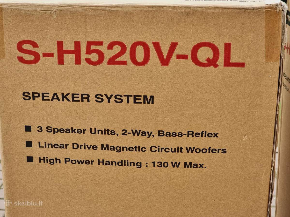 Kolonėlės Pioneer S-h520v-qlu - nuotraukos Nr. 26