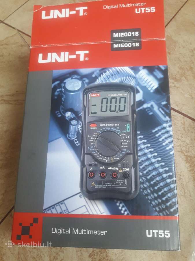 Ut55 Unit-t Multimetras - nuotraukos Nr. 3
