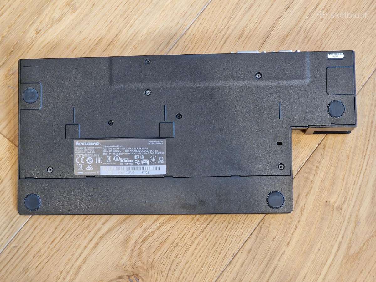Lenovo Thinkpad Ultra Dock 40a2 Be įkroviklio - nuotraukos Nr. 2