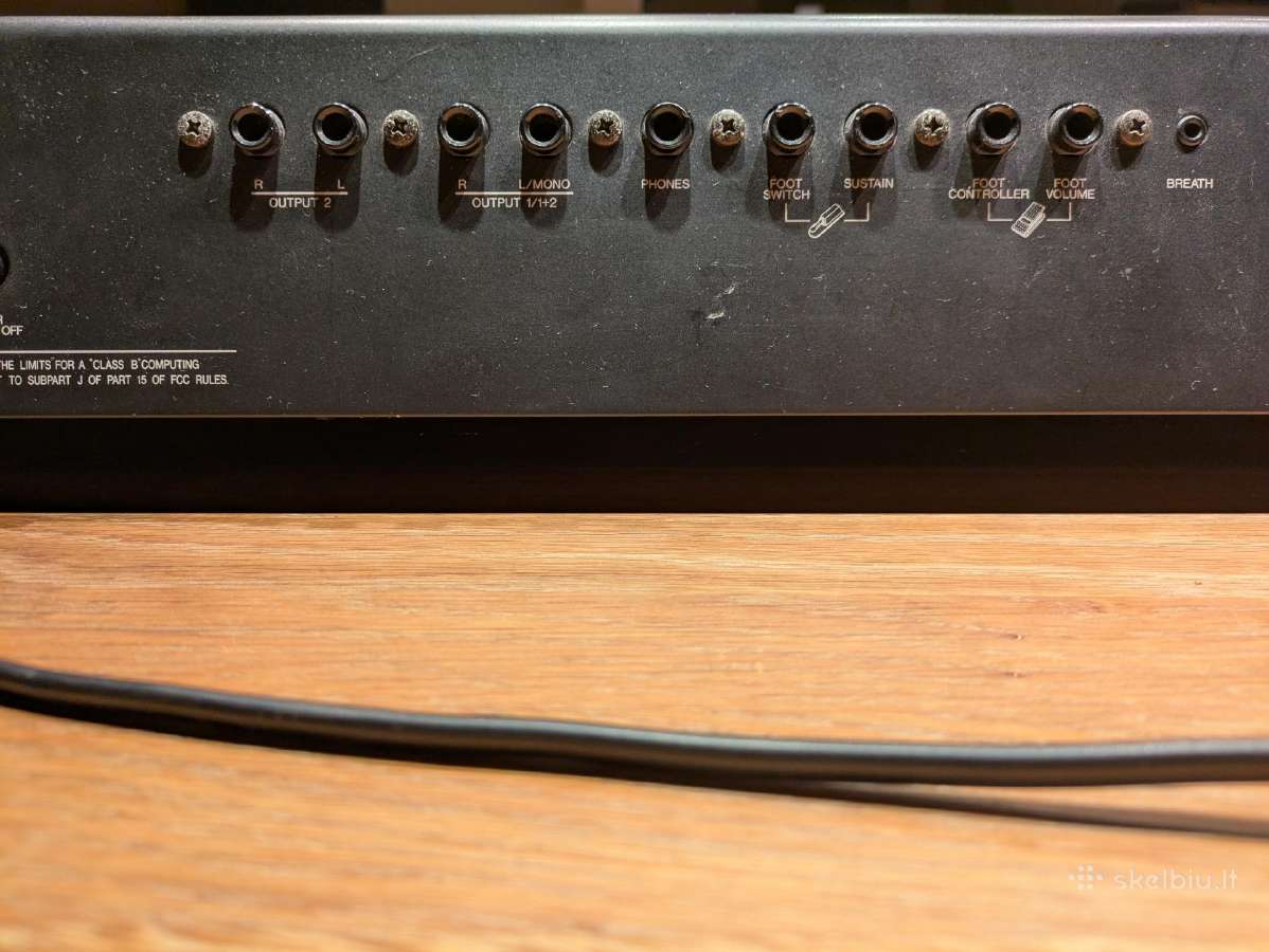 Yamaha Sy 77 - Fm sintezatorius - nuotraukos Nr. 5