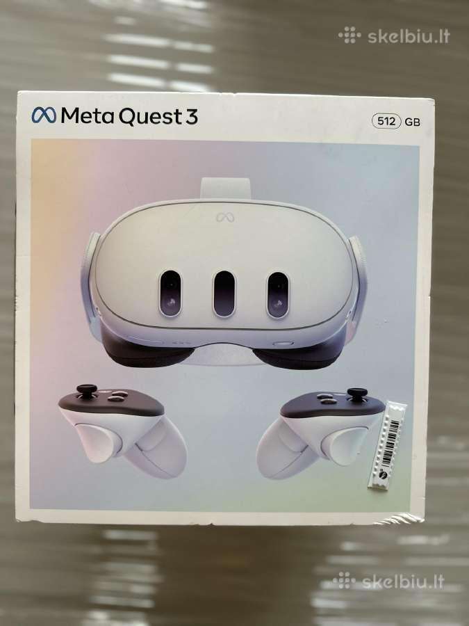 Meta Quest 3 / 512 GB virtualios realybes akiniai - Skelbiu.lt