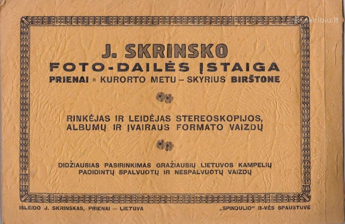 1929 m Lietuvos salciu vaizdai Albumas Memel Palan - nuotraukos Nr. 4