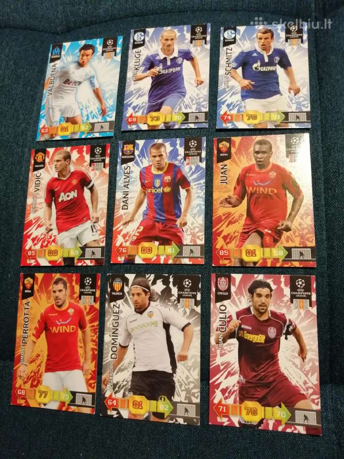 Uefa Čempionų lygos 2010/2011 sezono kortelės