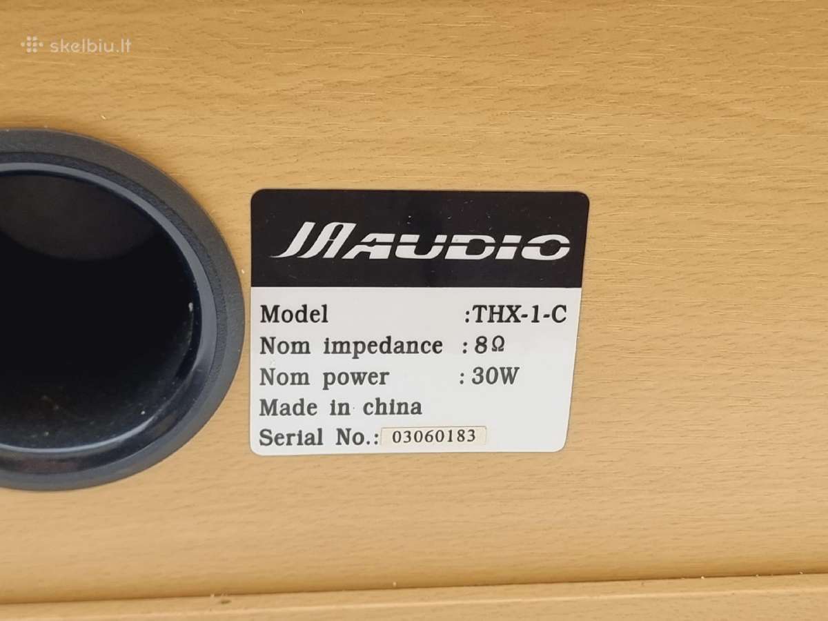 Naujas Ja audio Thx-1-c kolonėlių komplektas - nuotraukos Nr. 13
