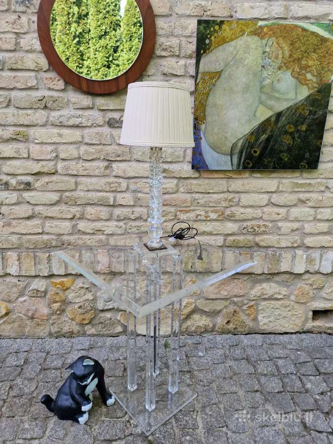 Vintažinė mid century poliakrilo stalo lempa - nuotraukos Nr. 25