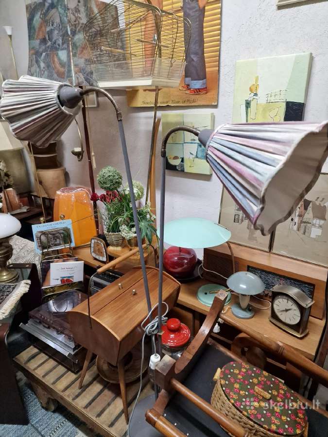 Vintažiniai mid century šviestuvai ir lempos - nuotraukos Nr. 4
