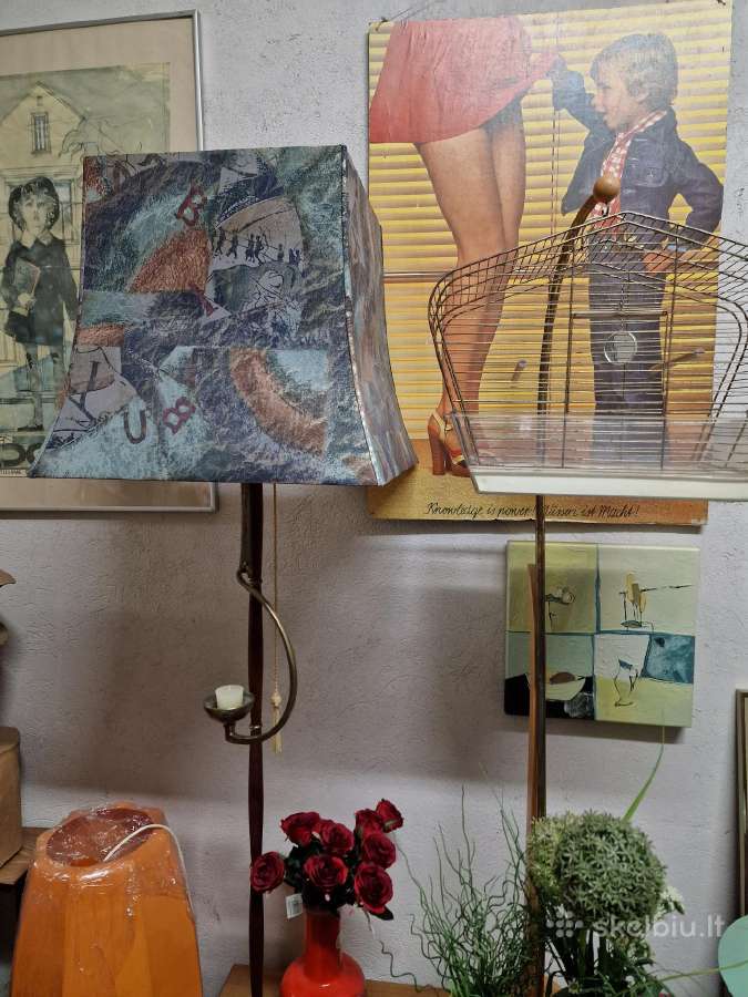 Vintažiniai mid century šviestuvai ir lempos - nuotraukos Nr. 5