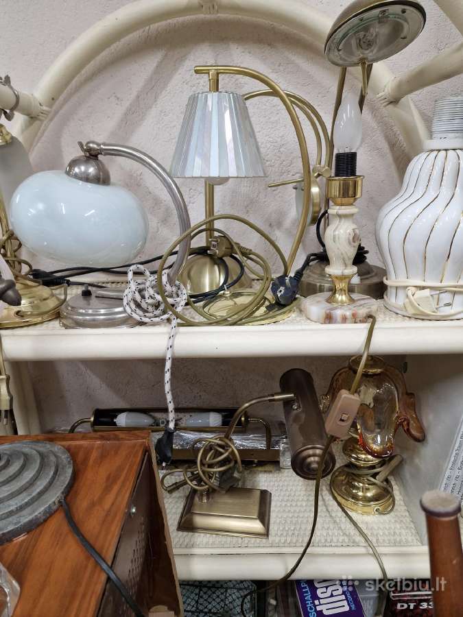 Vintažiniai mid century šviestuvai ir lempos - nuotraukos Nr. 26