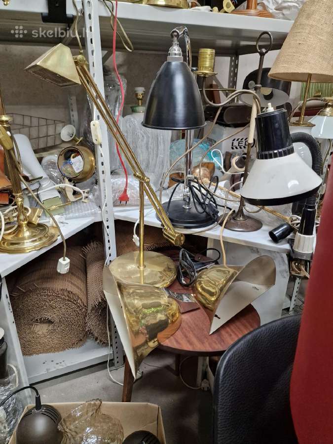 Vintažiniai mid century šviestuvai ir lempos - nuotraukos Nr. 30