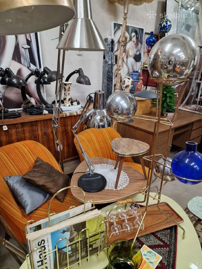 Vintažinės mid century šviestuvai ir lempos - nuotraukos Nr. 2