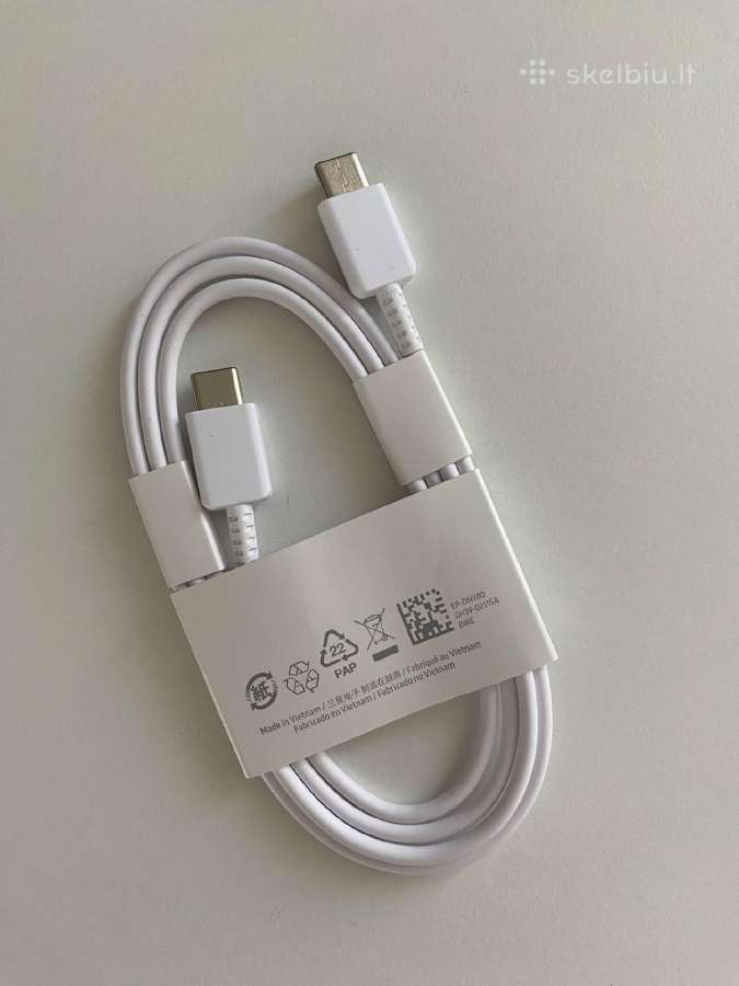 Nauji originalūs 1m Samsung Type-c įkrovimo laidai - nuotraukos Nr. 3