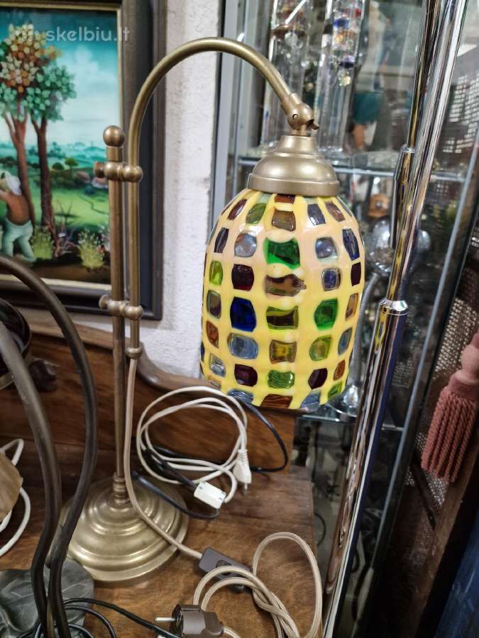 Vintažinės mid century stalinės,pakabinamos lempos - nuotraukos Nr. 36