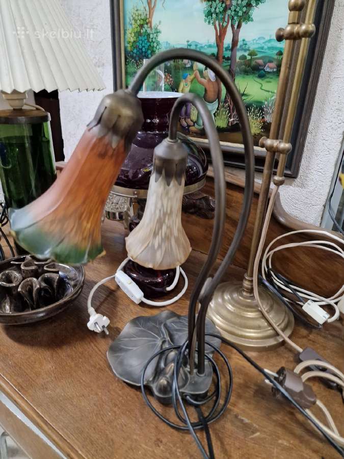 Vintažinės mid century stalinės,pakabinamos lempos - nuotraukos Nr. 37