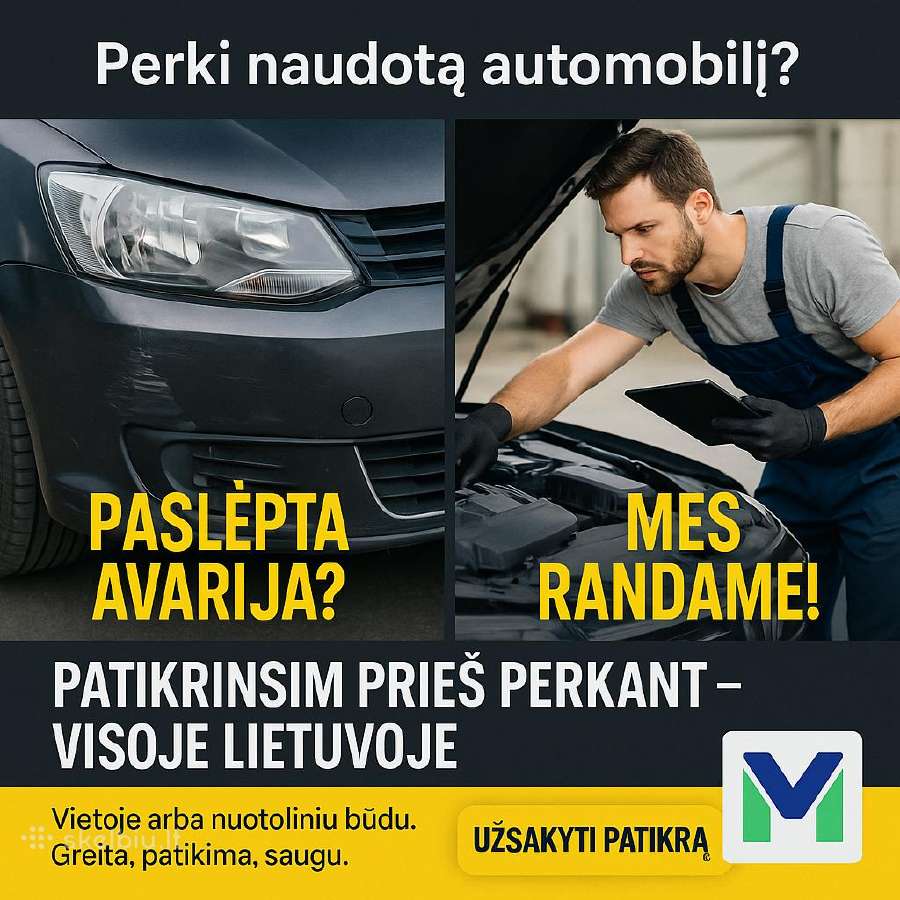 Automobilio patikra prieš pirkimą