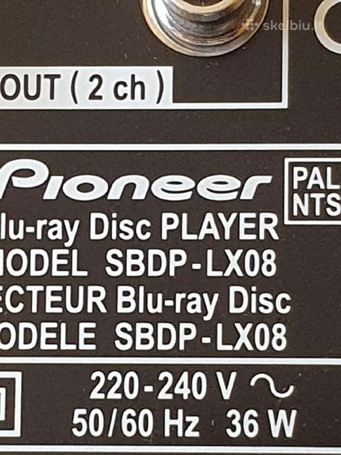 Pioneer Sbdp-lx 08 ,Bluray - nuotraukos Nr. 7