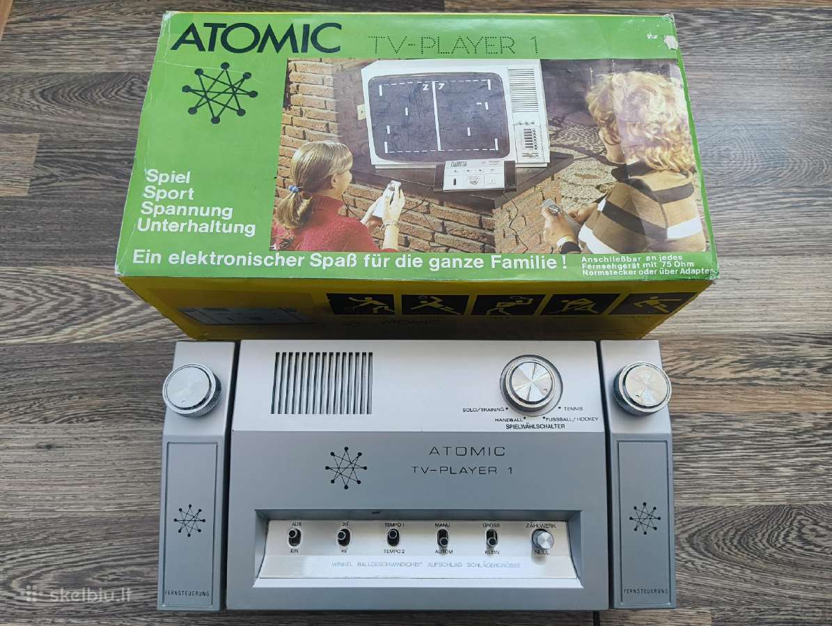 Magnavox Atomic TV Player 1 pong konsolė (1977)