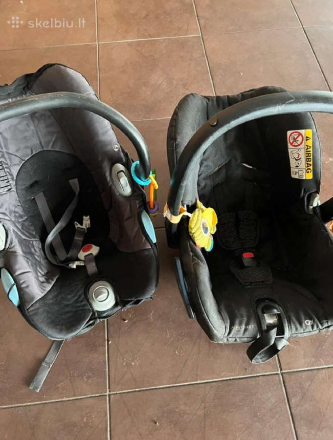 2 auto kėdutės 0-13kg, 1 maxi cosi