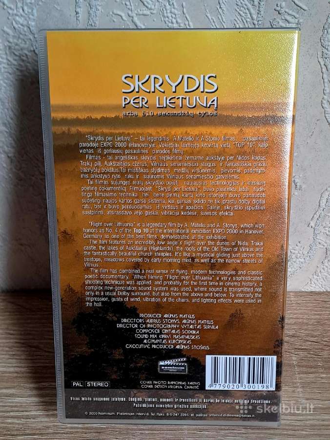 2 Vhs kasetės Skrydis per Lietuvą ir Y tu mama tam - nuotraukos Nr. 5