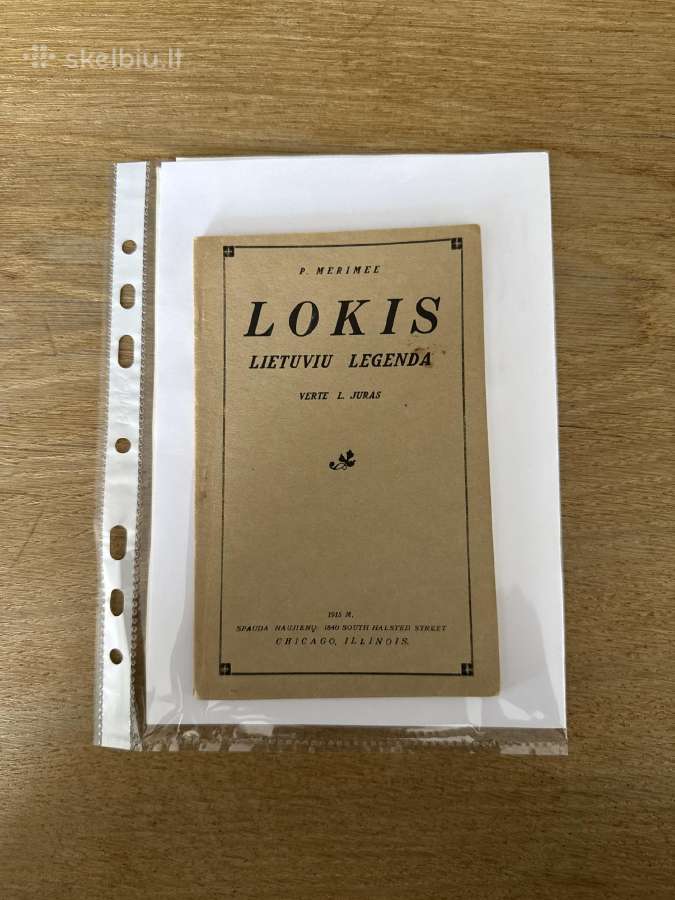Lokis. Lietuviu Legenda 1915 m.