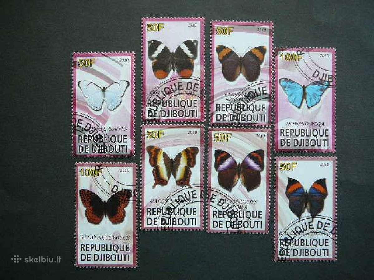 Drugeliai Dzibutis 2010 antsp. s686r