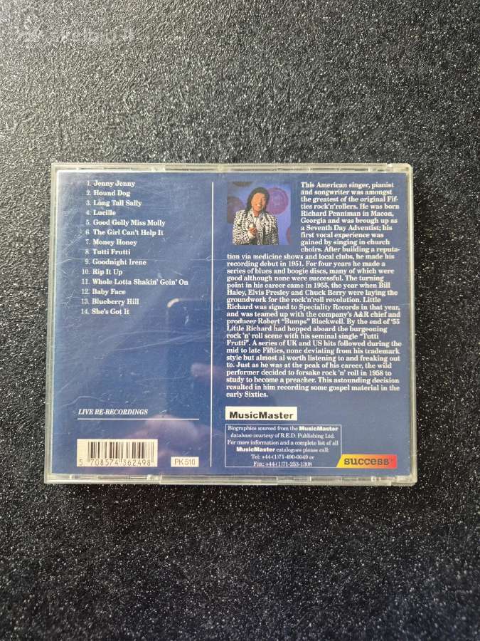 Little Richard "Live" kompaktinis diskas - nuotraukos Nr. 2