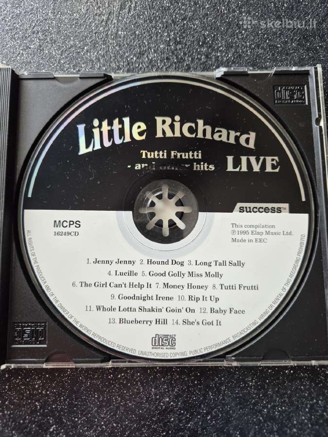 Little Richard "Live" kompaktinis diskas - nuotraukos Nr. 4