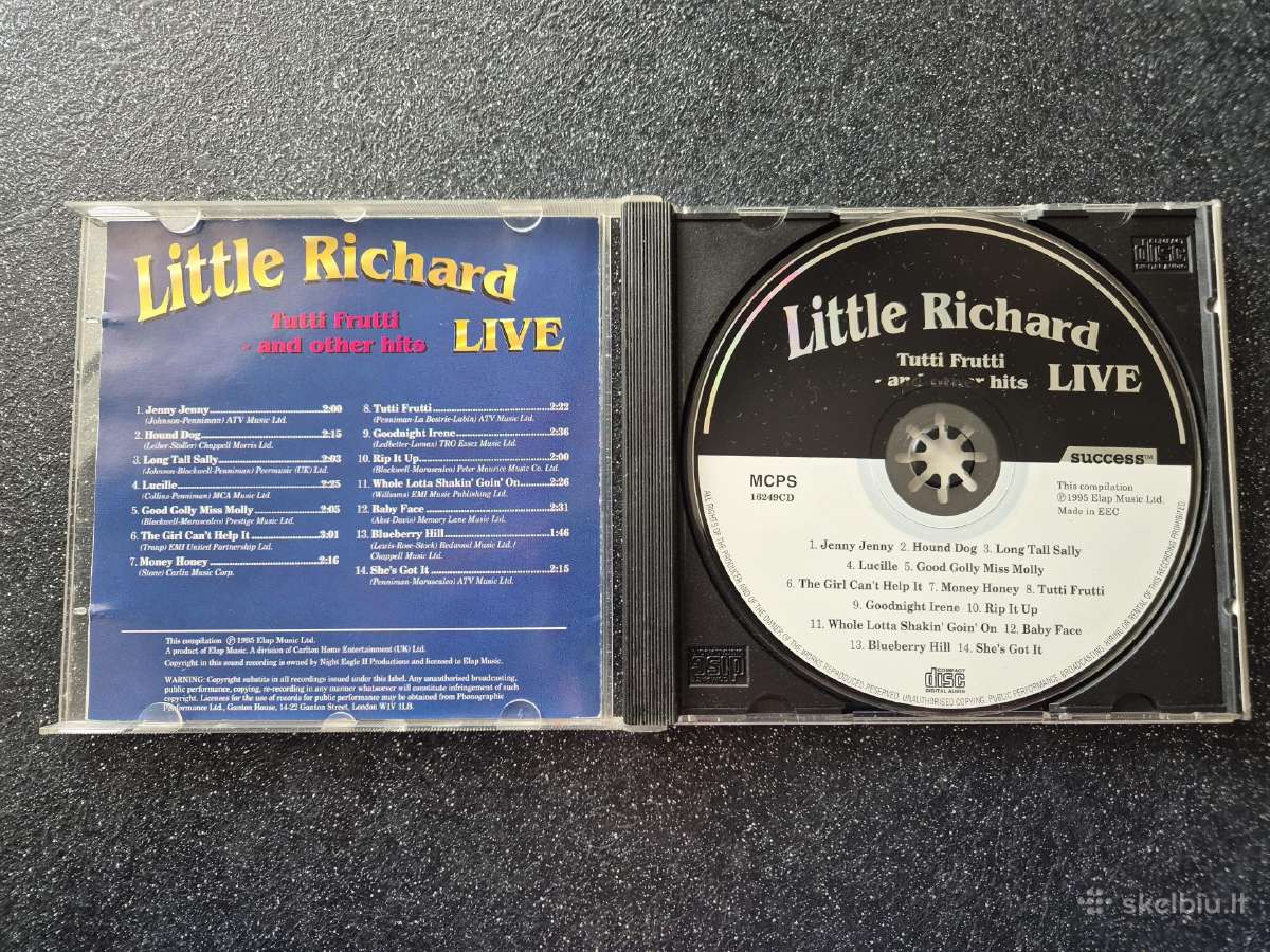 Little Richard "Live" kompaktinis diskas - nuotraukos Nr. 3